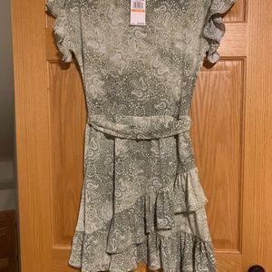 Michael Kors army green dress size S new with tags